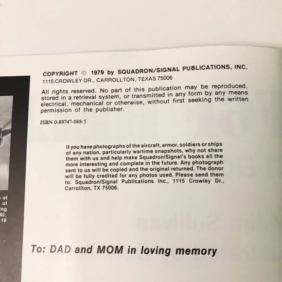 Squadron Signal Publication In Action F6F Hellcat Aircraft  Book - Picture 9 of 15